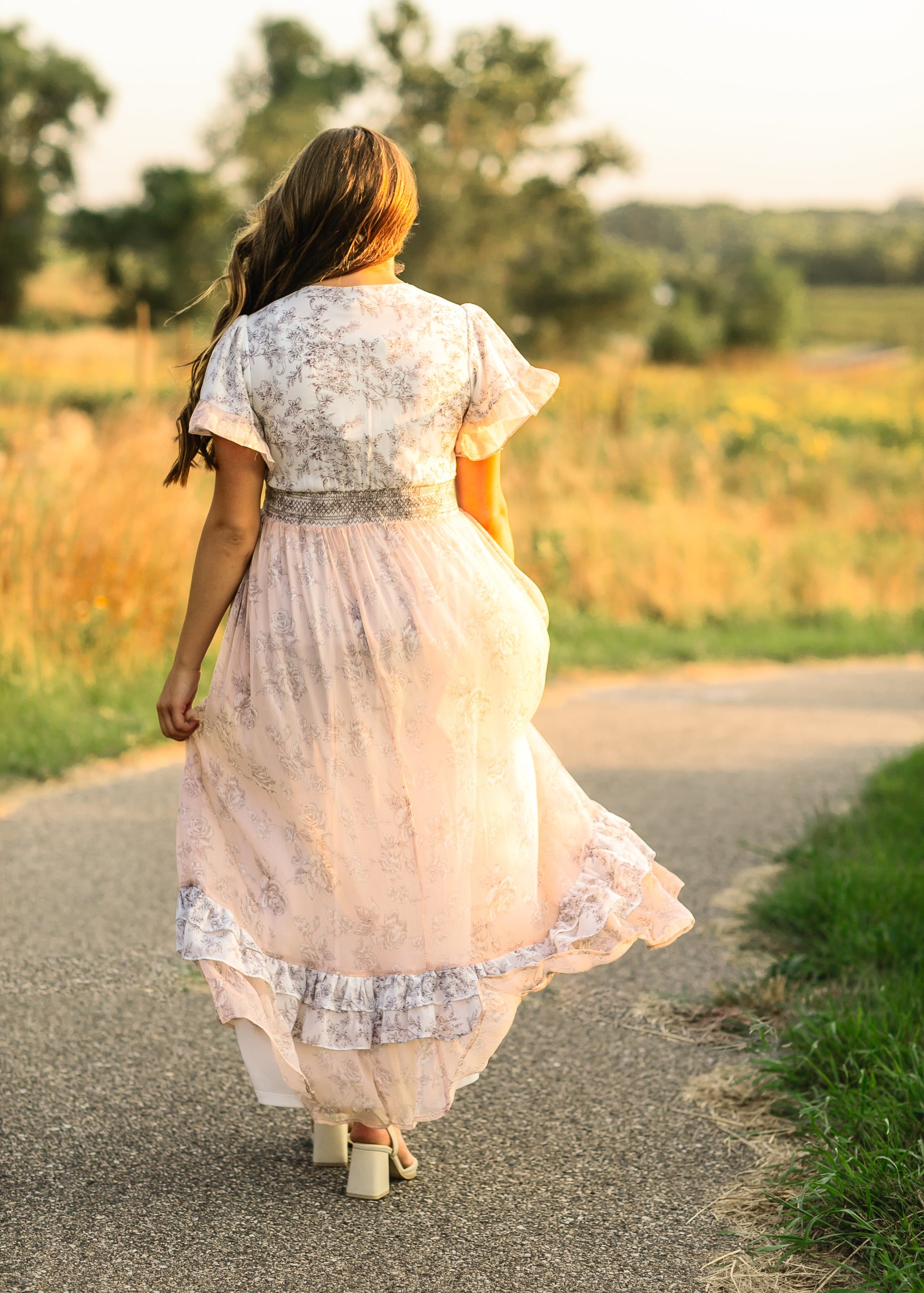 Estelle Floral Midi Dress IC Dresses