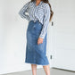 Everly Midi Denim Skirt Skirts