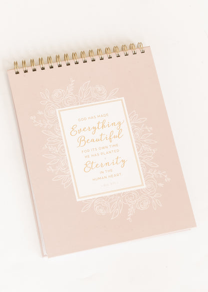 Everything Beautiful Ecclesiastes 3:11 Spiral Notepad Gifts