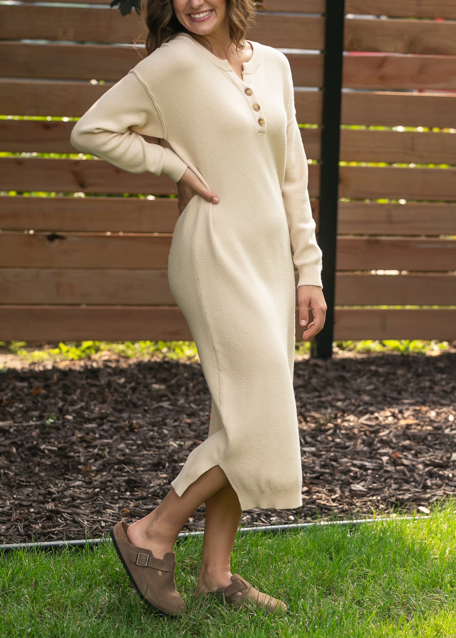 Fawna Henley Maxi Dress IC Dresses