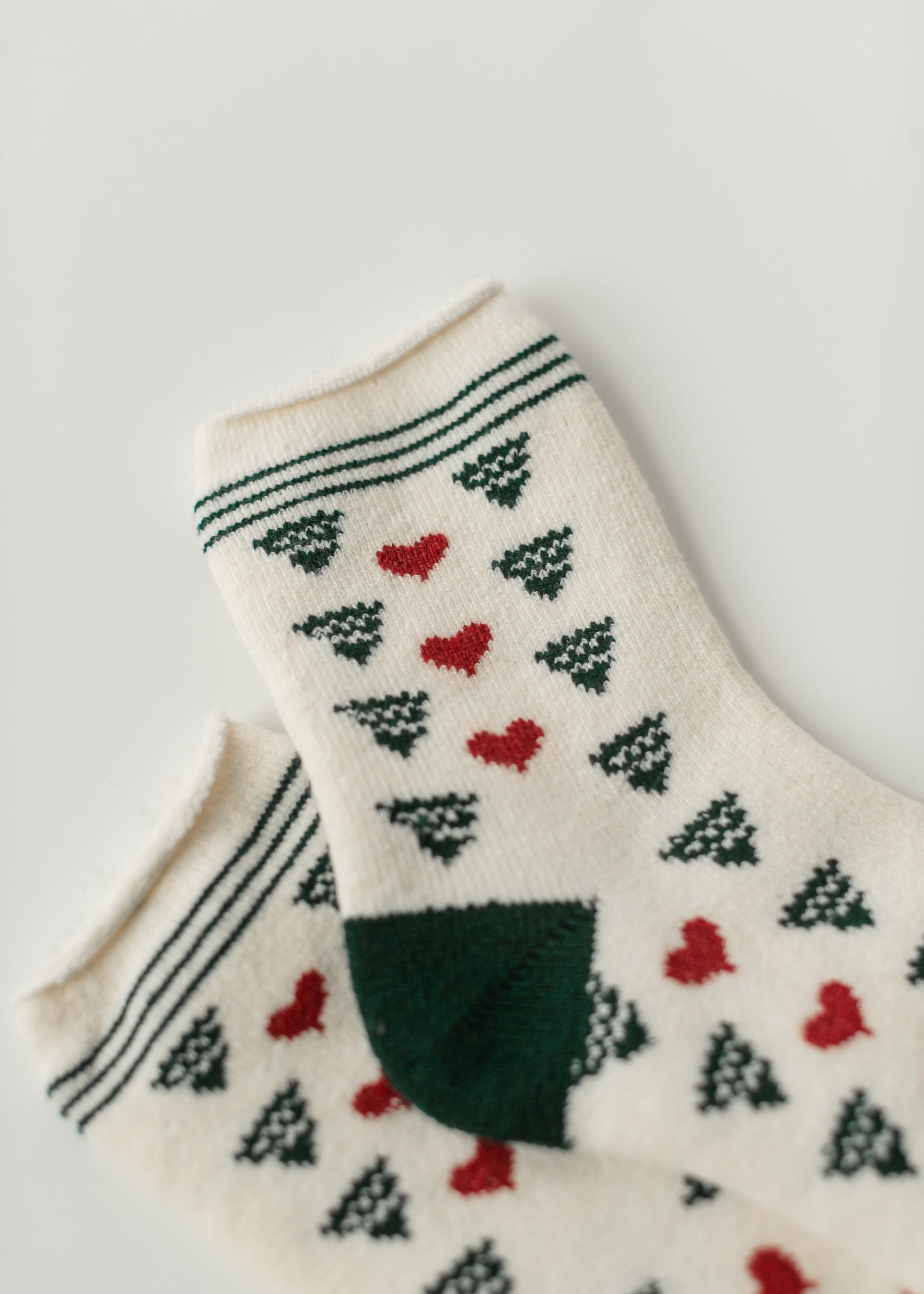 Festive Christmas Holiday Crew Socks Accessory