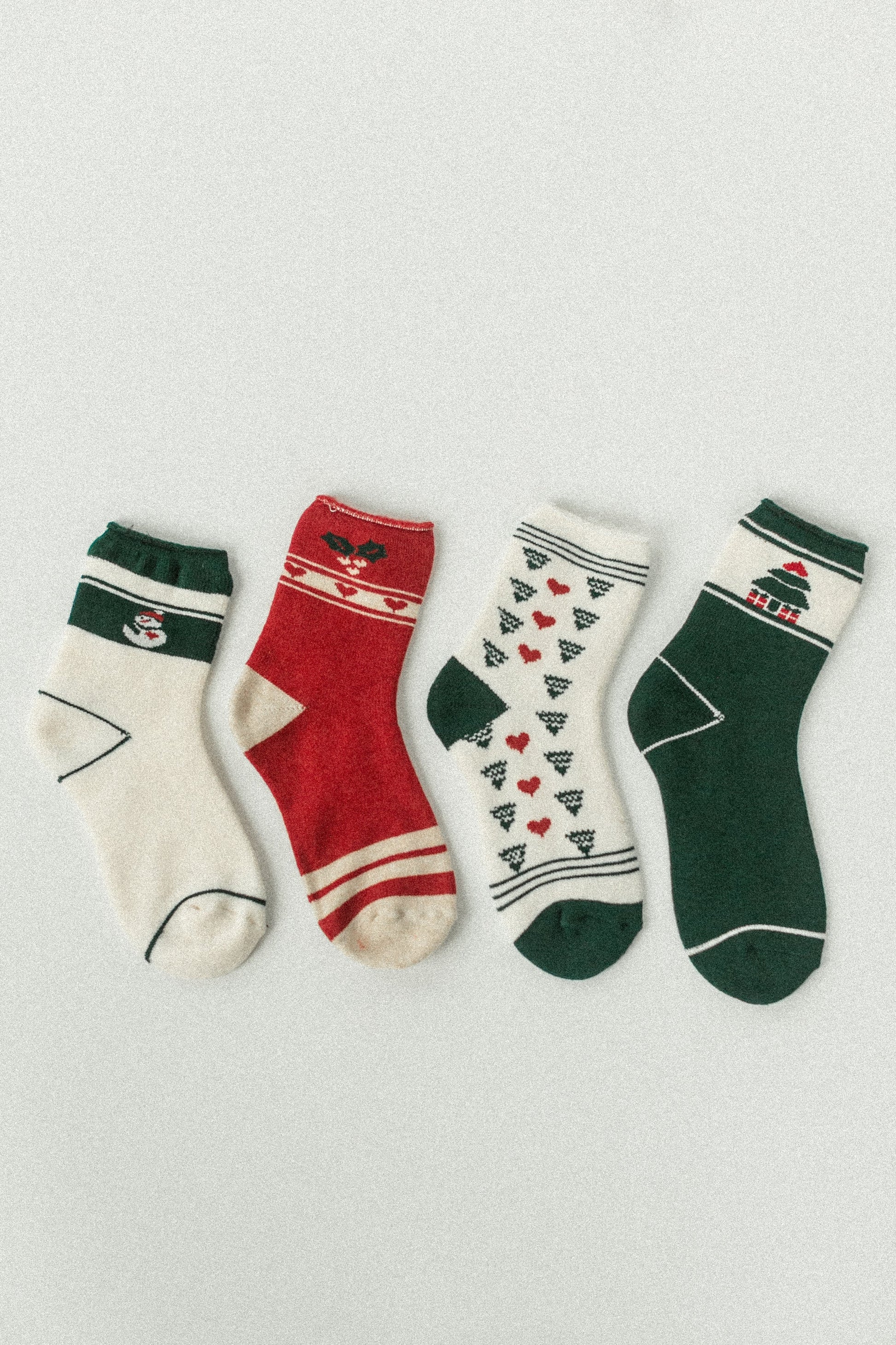 Festive Christmas Holiday Crew Socks Accessory