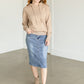 Fine Knit Sweater Hoodie FF Tops