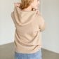 Fine Knit Sweater Hoodie FF Tops