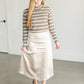 Fink Striped Mockneck Sweater FF Tops
