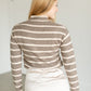Fink Striped Mockneck Sweater FF Tops