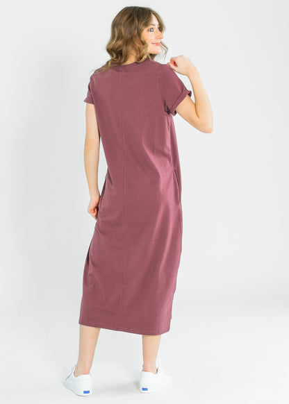 Finley V-neck T-shirt Midi Dress IC Dresses