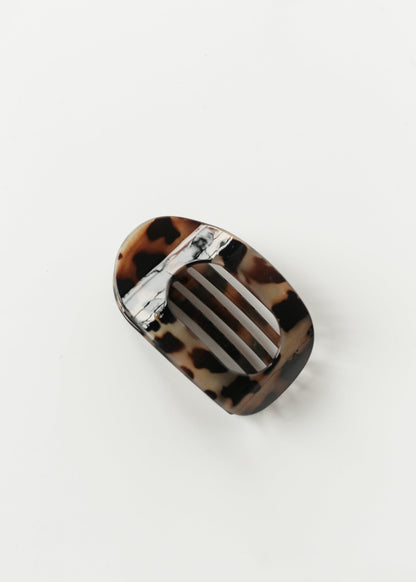 Flat Oval Hair Clip Accessory