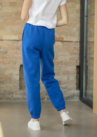 Fleece Billow Deep Indigo Pants FF Pants