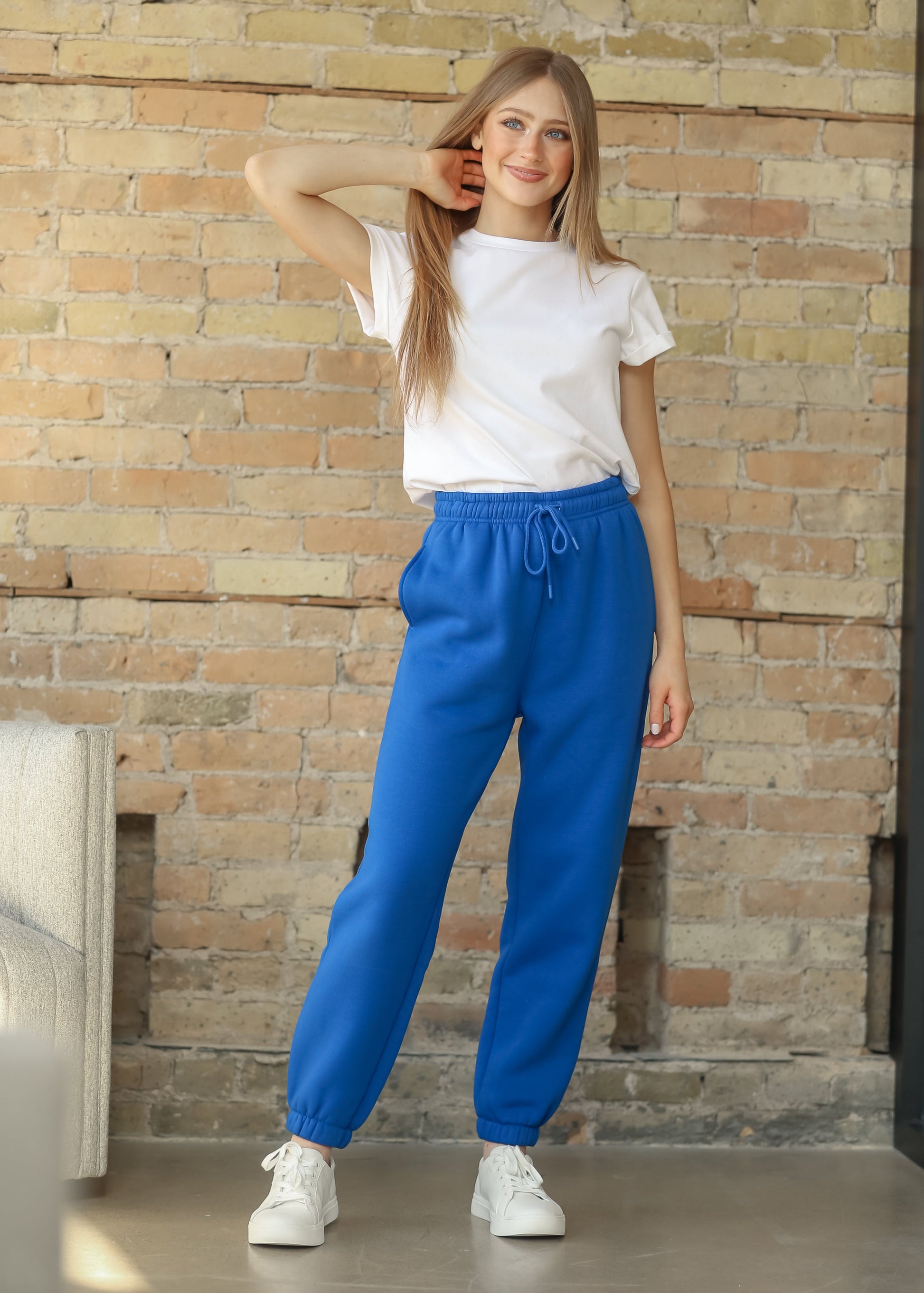 Fleece Billow Deep Indigo Pants FF Pants