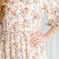 Floral 3/4 Sleeve Midi Dress FF Dresses