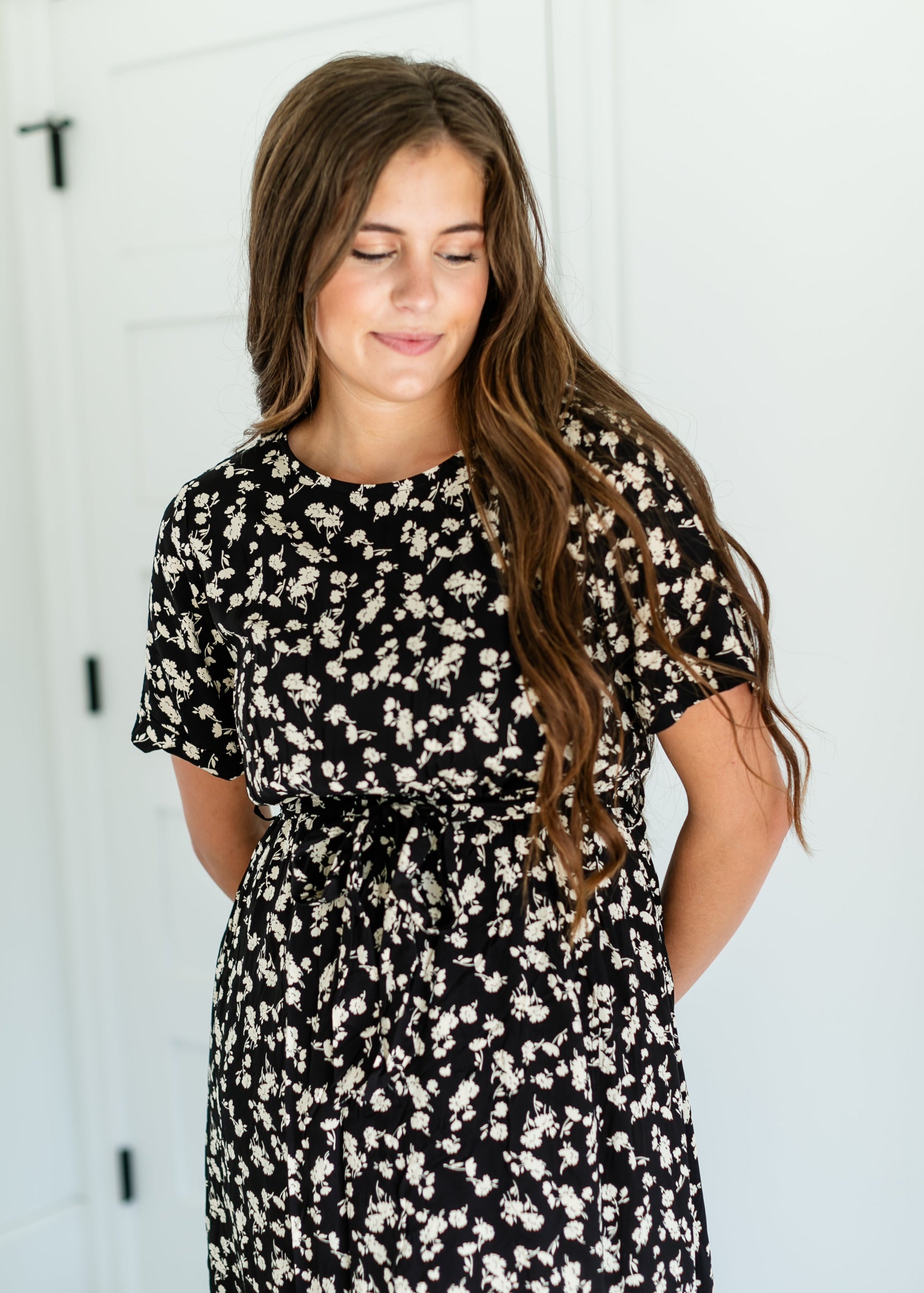 Floral Belted Maxi Dress FF Dresses