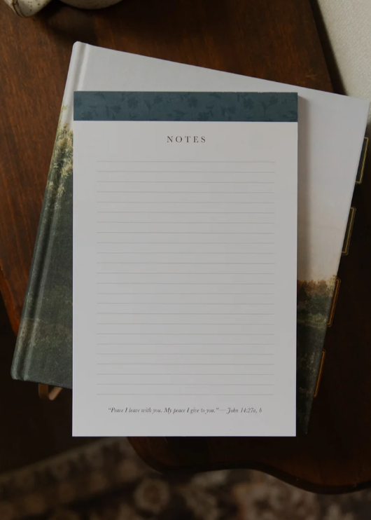 Floral Border Everyday Notepad Gifts