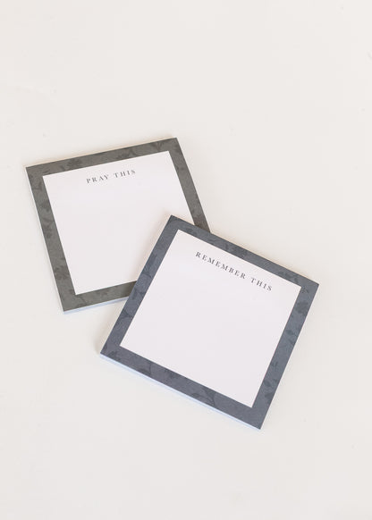Floral Border Sticky Notes 4 Piece Set Gifts