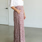 Floral Crinkle Pleat Maxi Skirt IC Skirts