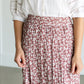 Floral Crinkle Pleat Maxi Skirt IC Skirts