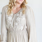 Floral Crochet Detailed Long Sleeve Dress FF Dresses