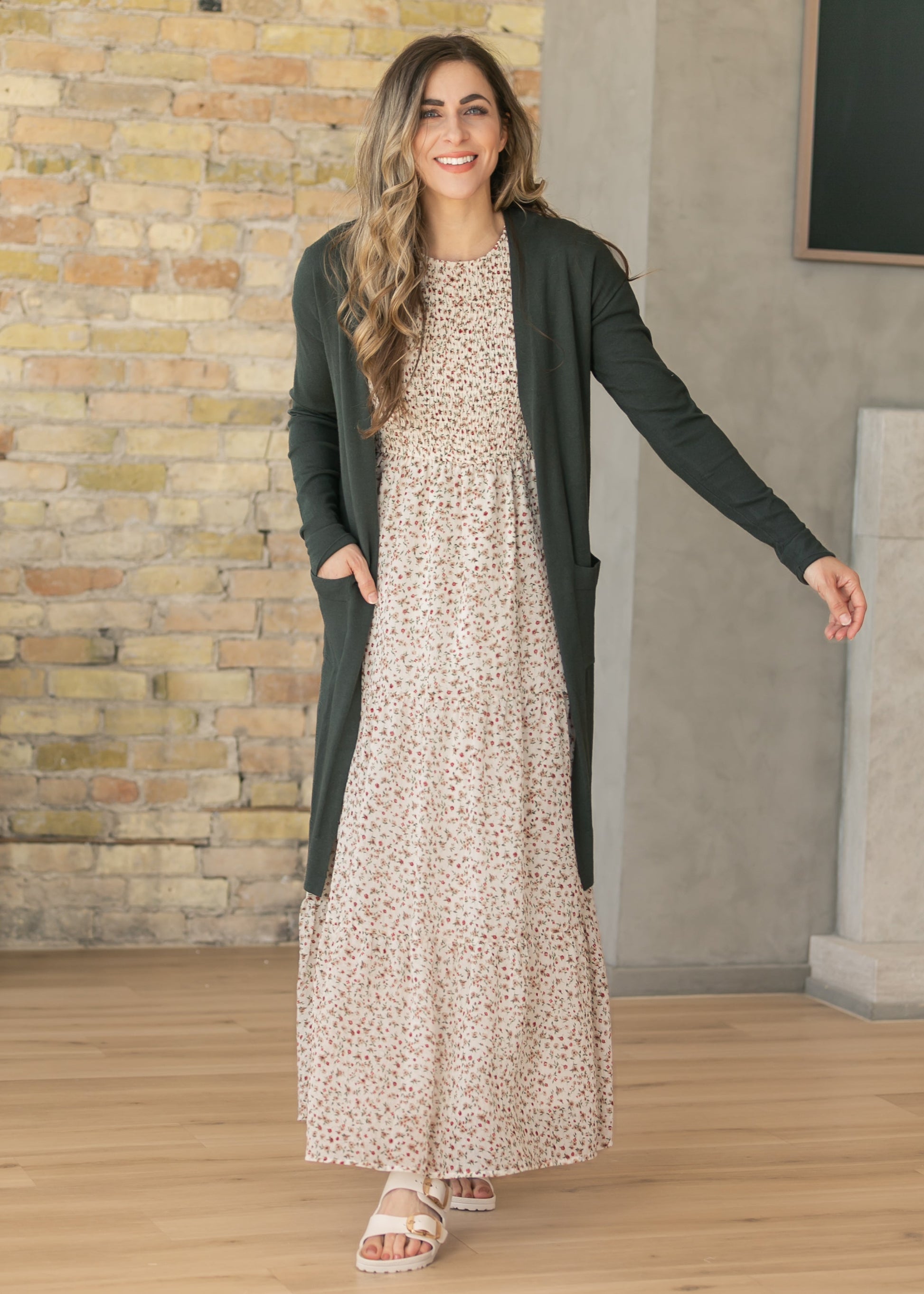 flutter sleeve maxi dress formal Ever-Pretty Floral Print Flutter Sleeve Side Split Maxi Formal Dress