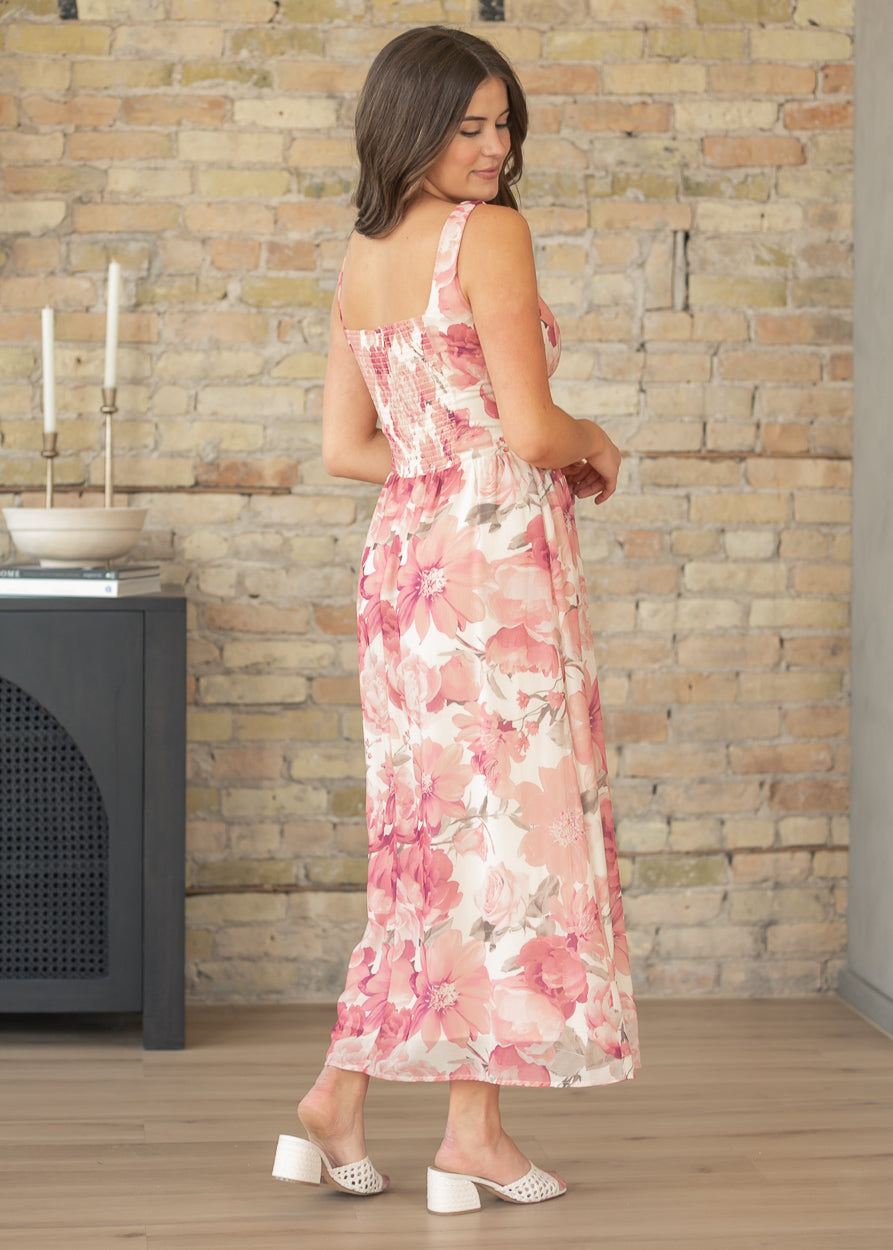 Floral Halter Maxi Dress FF Dresses