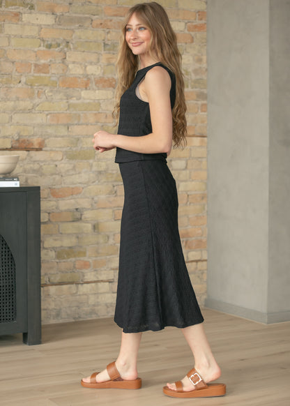 Floral Jacquard Lace Top & Skirt Set - FINAL SALE FF Tops