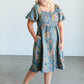 Floral Jacquard Midi Dress FF Dresses