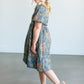 Floral Jacquard Midi Dress FF Dresses
