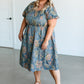 Floral Jacquard Midi Dress FF Dresses