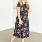 Floral Midi Wrap Dress FF Dresses