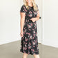 Floral Midi Wrap Dress FF Dresses