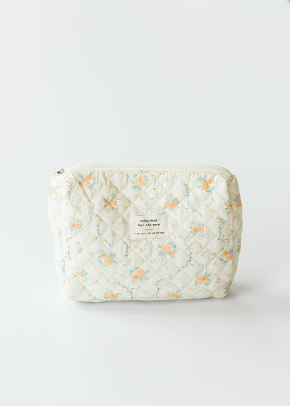 Floral Print Quilted Bag Accessories