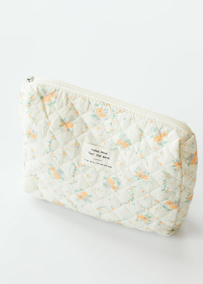 Floral Print Quilted Bag Accessories