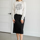 Floral Rejoice Crewneck Sweatshirt Tops