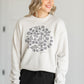 Floral Rejoice Crewneck Sweatshirt Tops