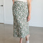 Floral Side Zip Midi Skirt FF Skirts