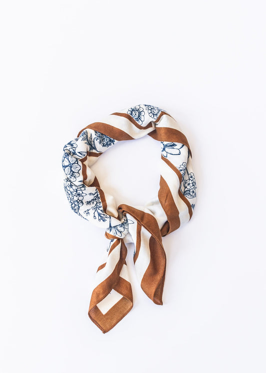 Floral Square Oversized Scarf Accessories