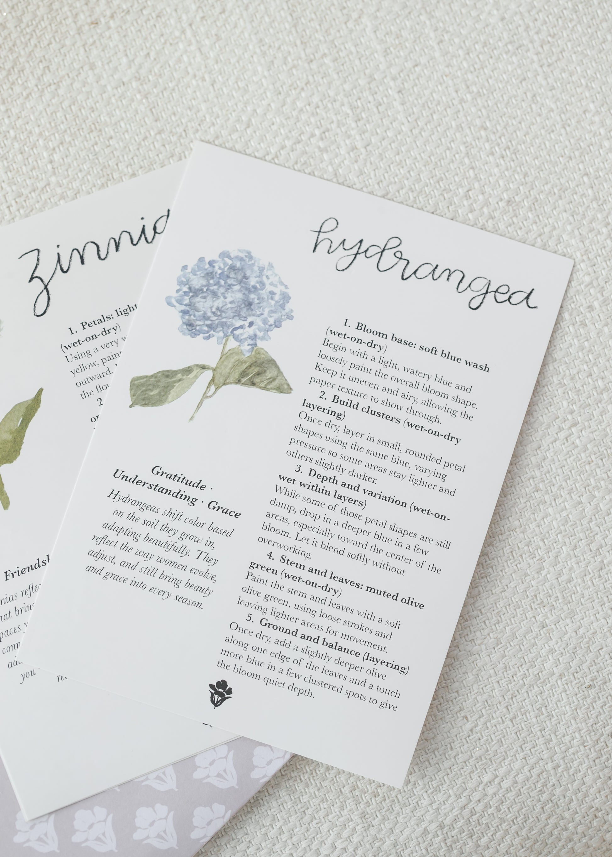 Floral Watercolor Workbook Gifts
