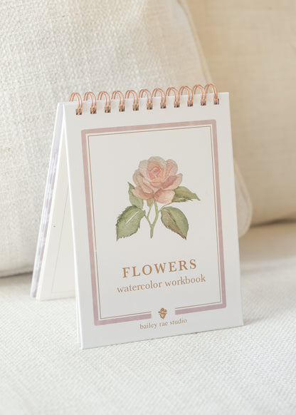 Floral Watercolor Workbook Gifts
