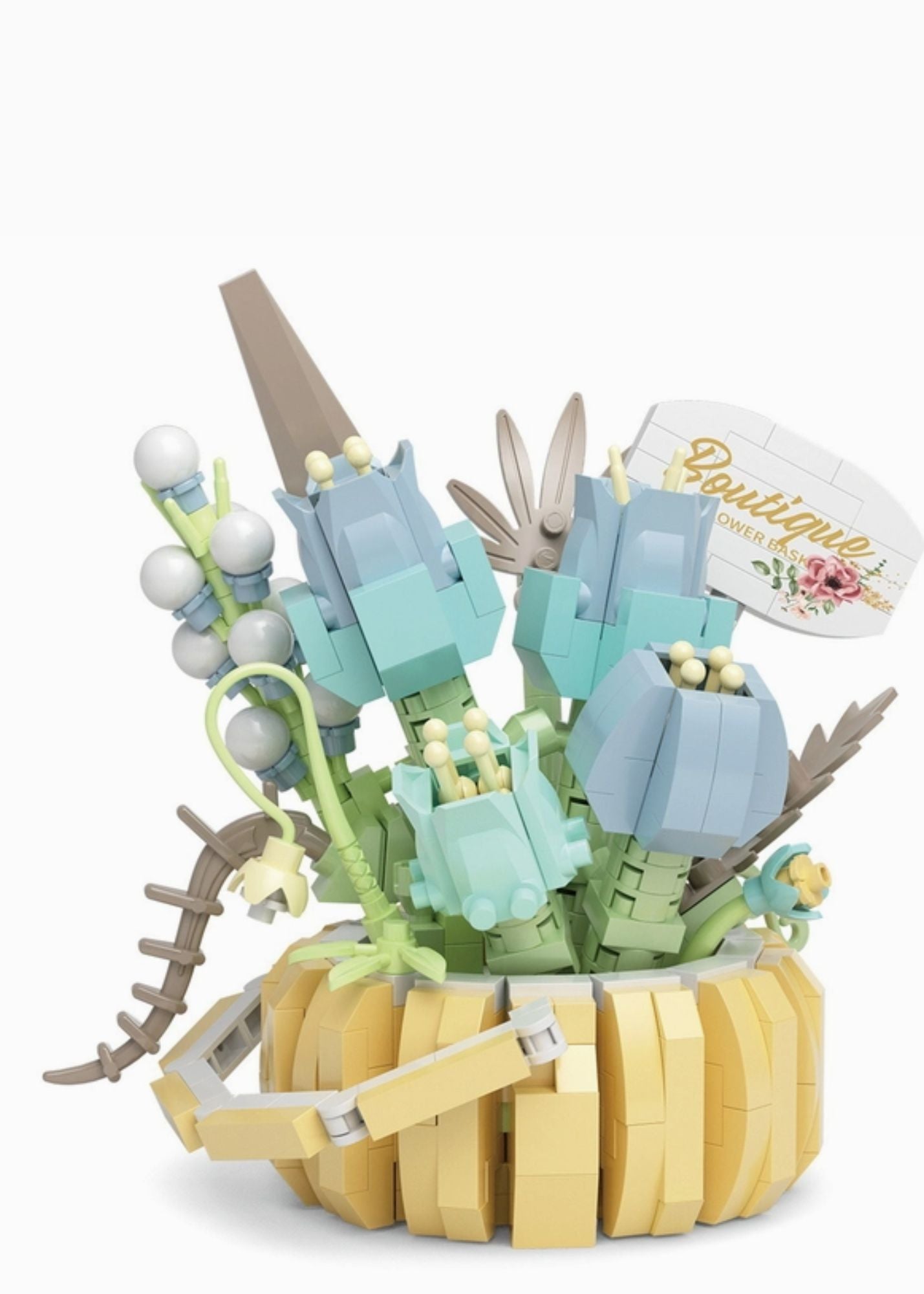 Flower + Plant Building Block Set – DIY Brick Kit Gifts