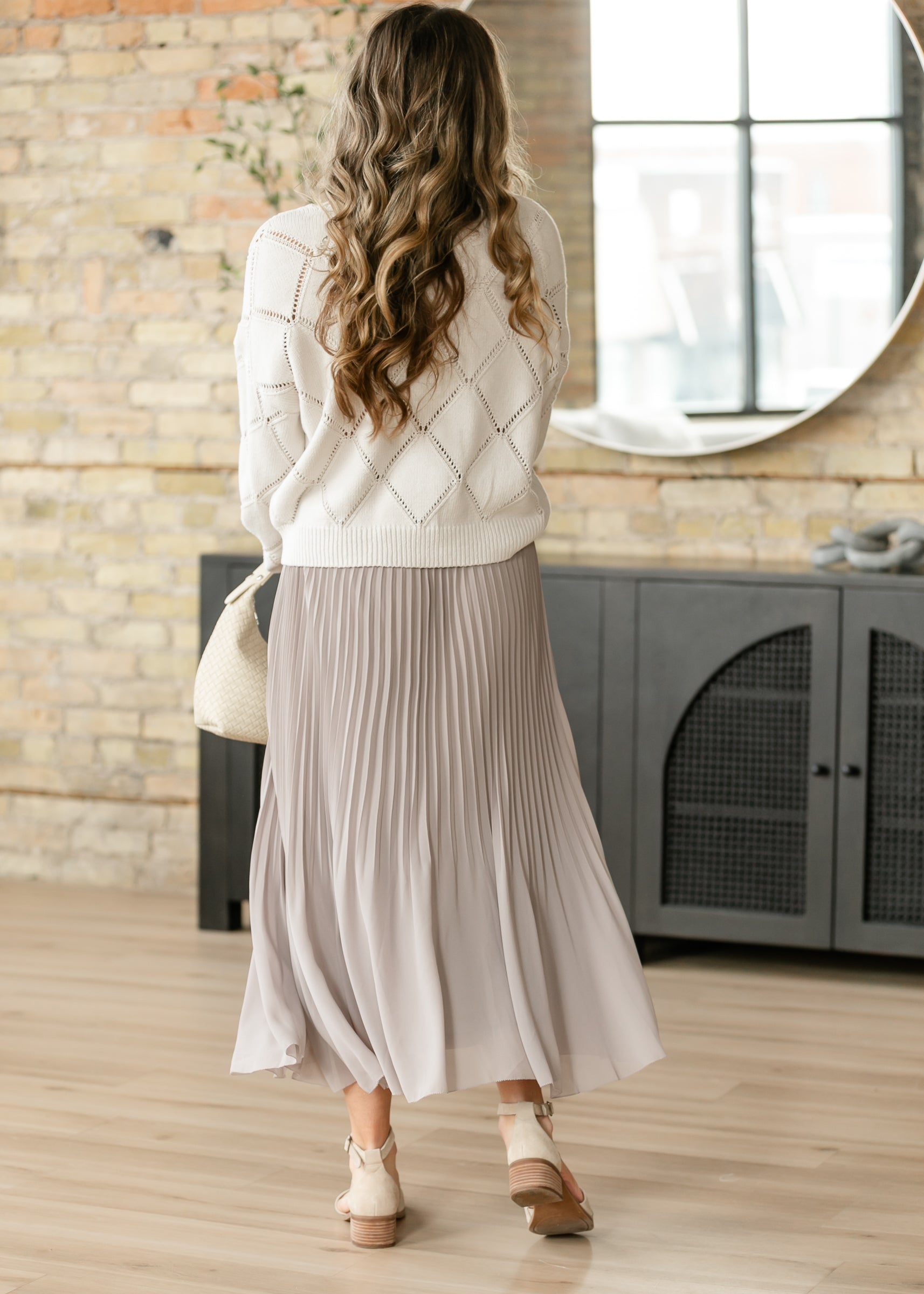 Flowy Pleated Maxi Skirt FF Skirts
