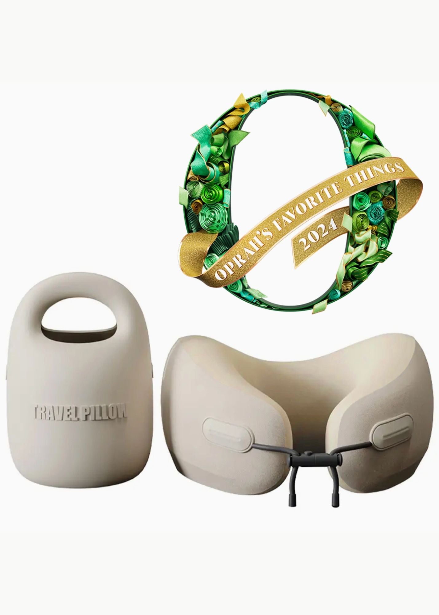 Foldable Memory Foam Travel Neck Pillow Accessory