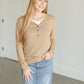 Frankie Fine Knit Half Button Top FF Tops