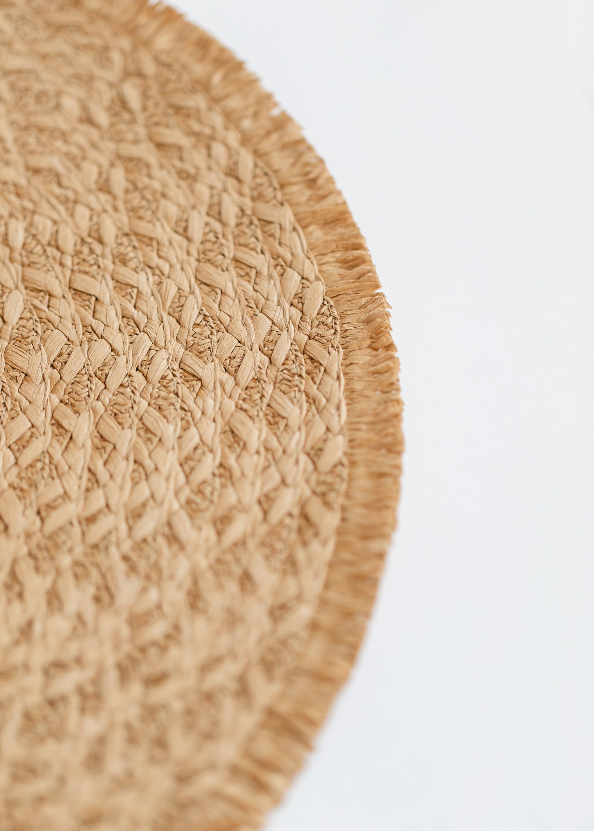 Frayed Straw Floppy Sun Hat Accessory