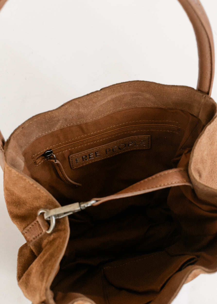 Free People® Cognac Barlow Bucket Bag Gifts