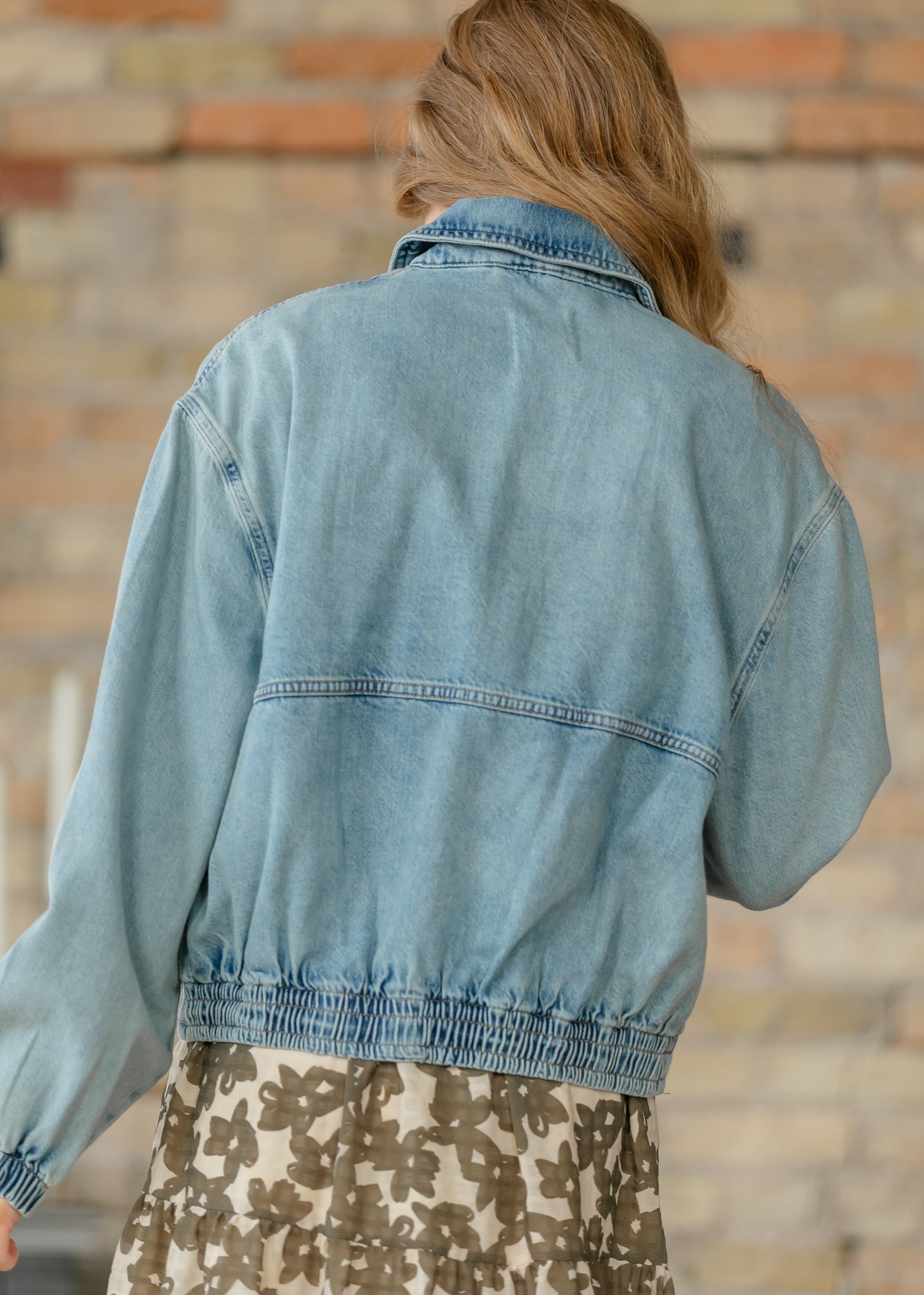Free People® Denim Birdie Jacket FF Layering Essentials
