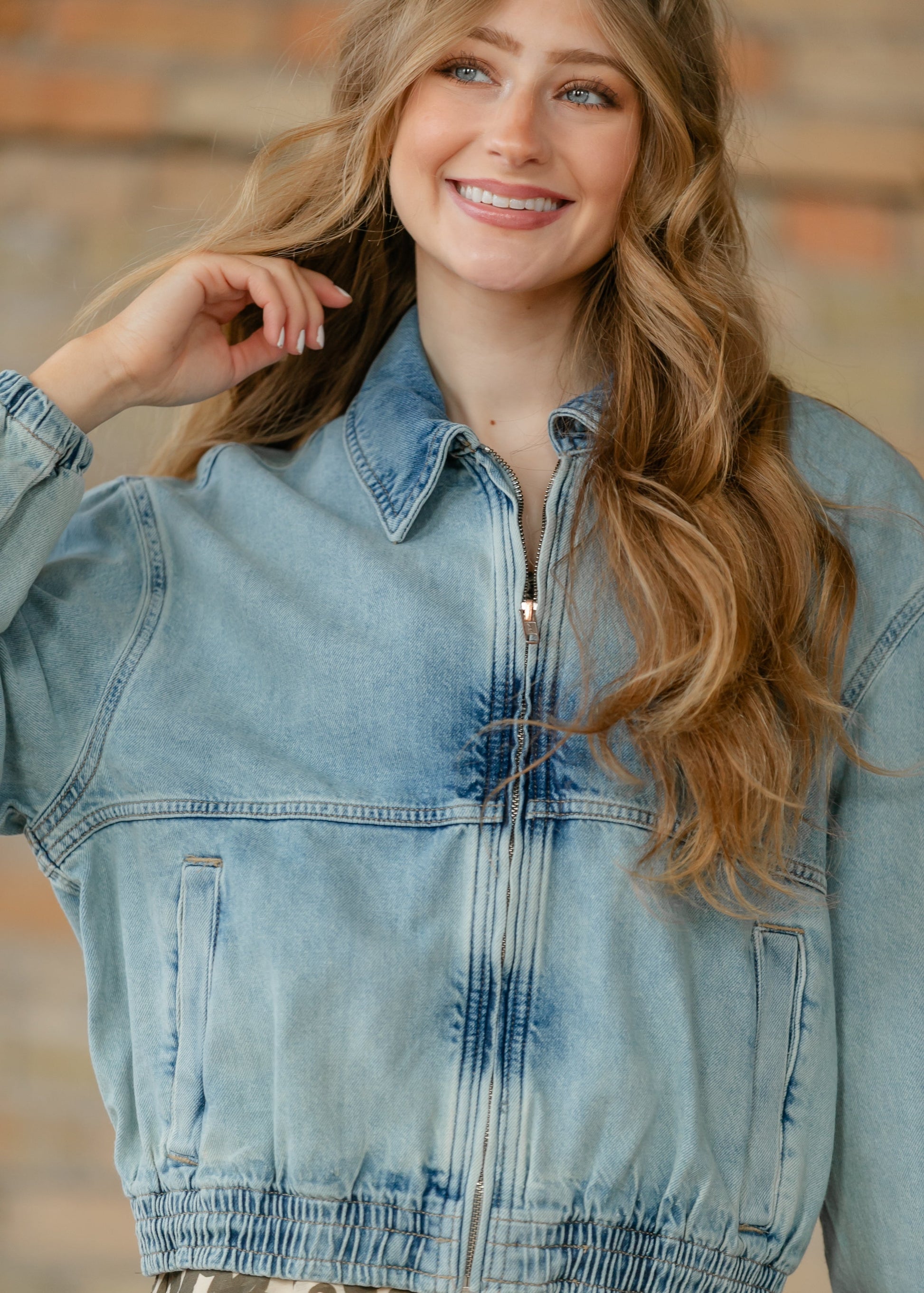 Free People® Denim Birdie Jacket FF Layering Essentials