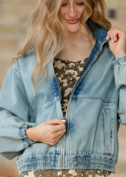 Free People® Denim Birdie Jacket FF Layering Essentials
