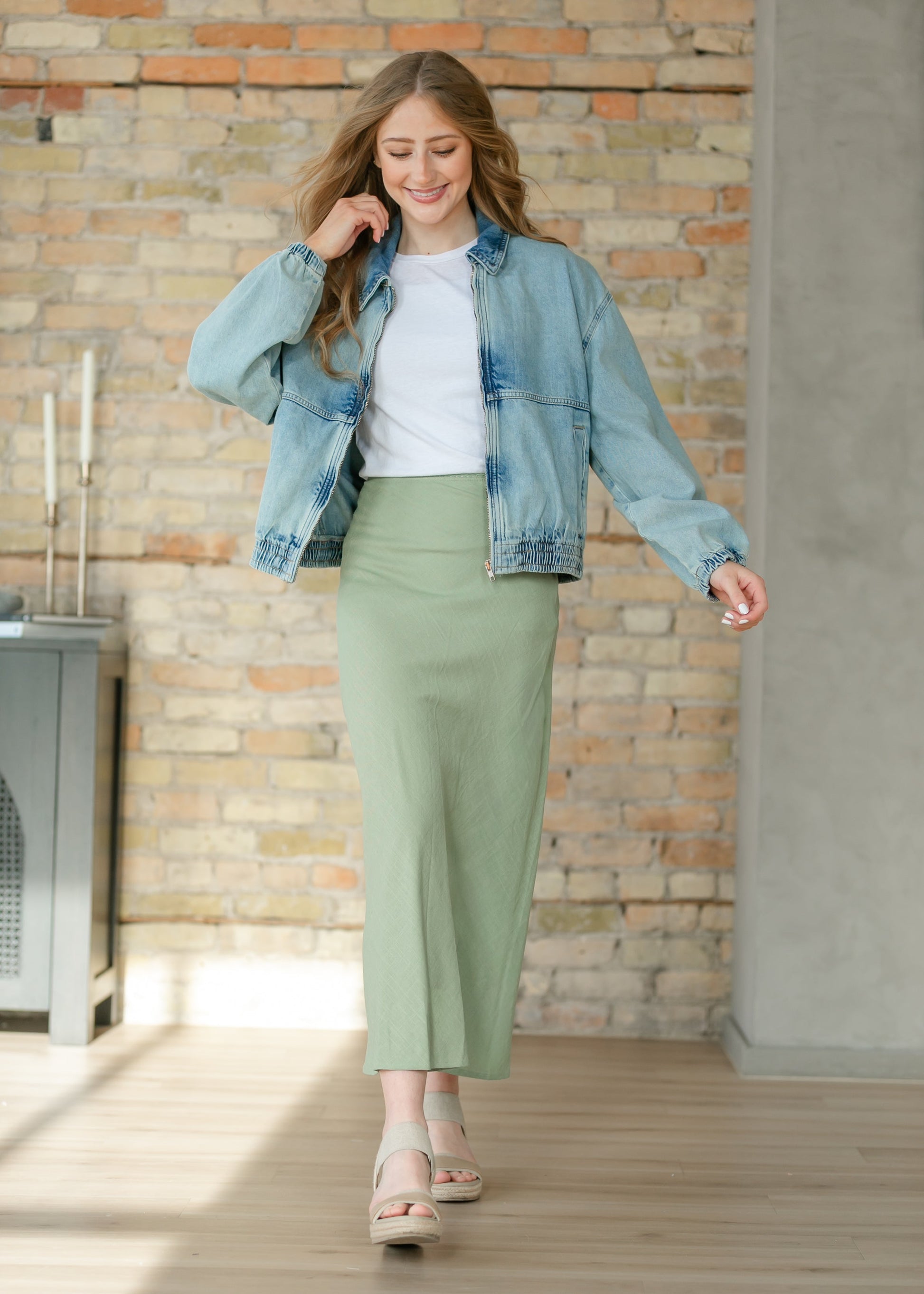 Free People® Denim Birdie Jacket FF Layering Essentials