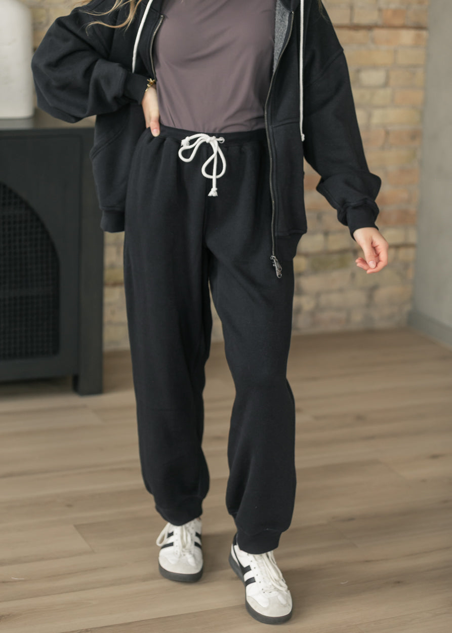 Free People® Final Call Black Jogger FF Pants