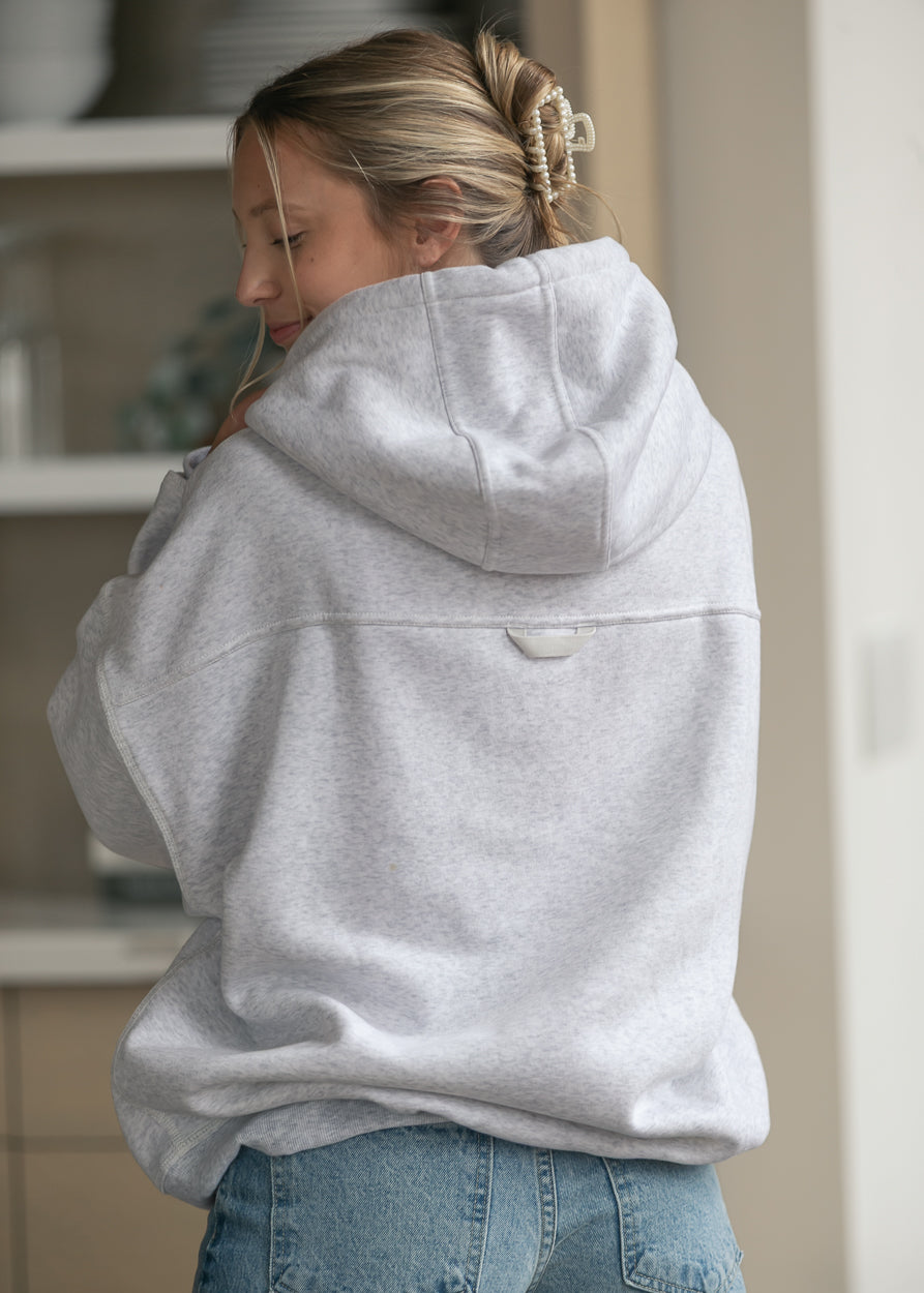 Free People® Final Call Heather Gray Hoodie FF Tops