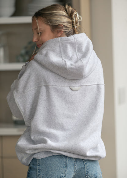 Free People® Final Call Heather Gray Hoodie FF Tops